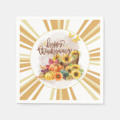 Prettig Thanksgiving Servet (Voorkant)