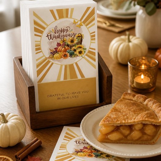 Prettig Thanksgiving Servet