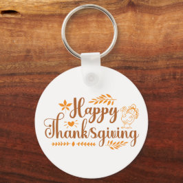 Prettig Thanksgiving Sleutelhanger
