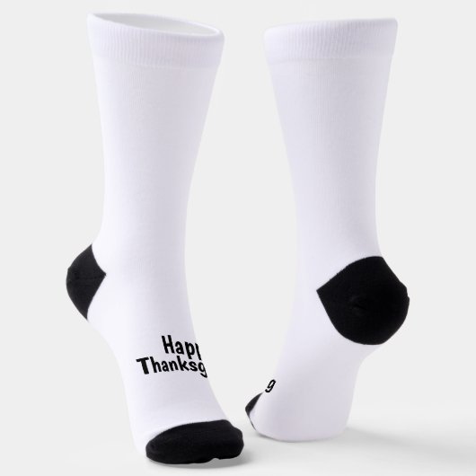 Prettig Thanksgiving Sokken (Gebogen)