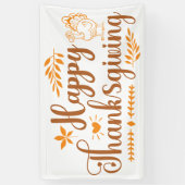 Prettig Thanksgiving Spandoek (Verticaal)