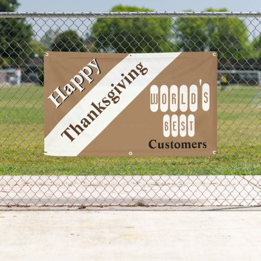 Prettig Thanksgiving Spandoek (Insitu)