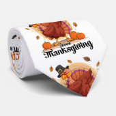 Prettig Thanksgiving Stropdas (Opgerold)