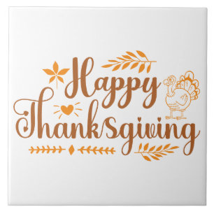 Prettig Thanksgiving Tegeltje