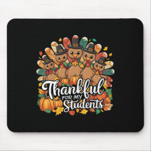 Prettig Thanksgiving vakantiediner Turkey Day Zege Muismat