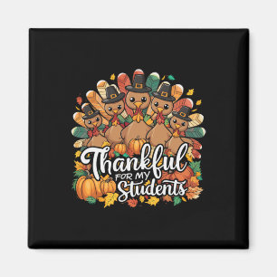Prettig Thanksgiving-vakantiediner Turkije-dag Zeg Magneet