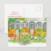 Prettig Thanksgiving Van Makelaar Nieuw Thuis Herf Briefkaart (Voorkant / Achterkant)