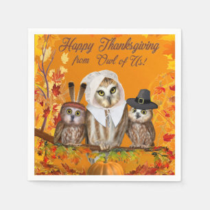 PRETTIG THANKSGIVING VAN ONZE UIL! SERVETTEN