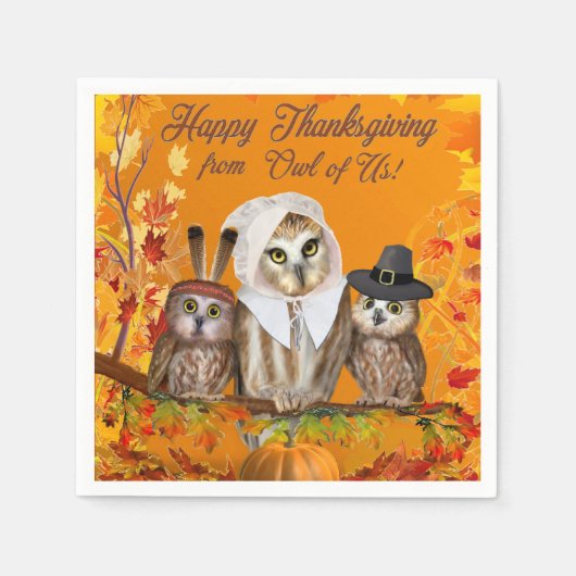 PRETTIG THANKSGIVING VAN ONZE UIL! SERVETTEN (Voorkant)