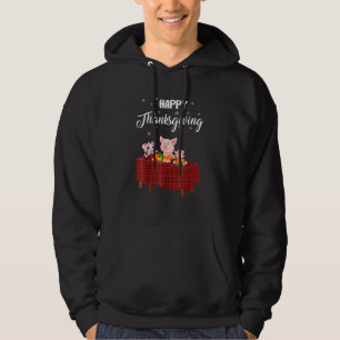 Prettig Thanksgiving Varkens Hoodie