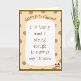 Prettig Thanksgiving voor Familie Kaart