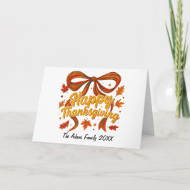 Prettig Thanksgiving Vouw Kerstkaart, Dank Je Wel Bedankkaart