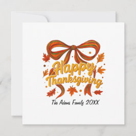 Prettig Thanksgiving Vouw Kerstkaart, Dank Je Wel Bedankkaart