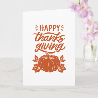 Prettig Thanksgiving Warme Herfst Kaart