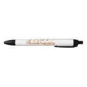 Prettig Thanksgiving Zwarte Inkt Pen (Bodem)