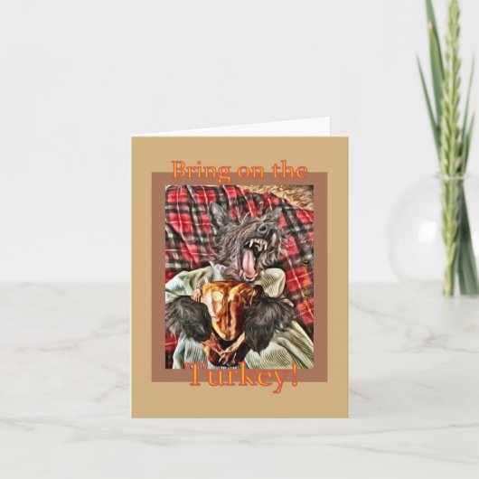 Prettig Thanksgivingdag Kaart (Voorkant)