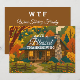 Prettig Thanksgivingfeest Kaart