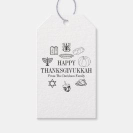 Prettig Thanksgivukkah Thanksgiving Hanukkah Cadeaulabel