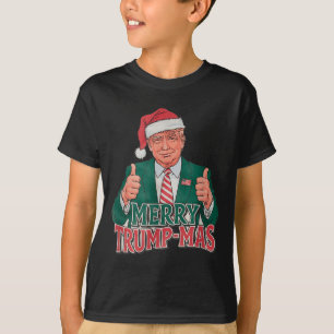 Prettig Trump Kerstmis Trump-mas T-shirt