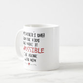 Prettig Vaderdag Leuk Cadeau van de Kinderen Koffiemok (Voorkant links)