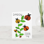 Prettig Vaderdag Papa van de kinderen Groet Kaart (Voorkant)