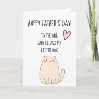 Prettig Vaderdag Van Kat Grappig Schattig Humor