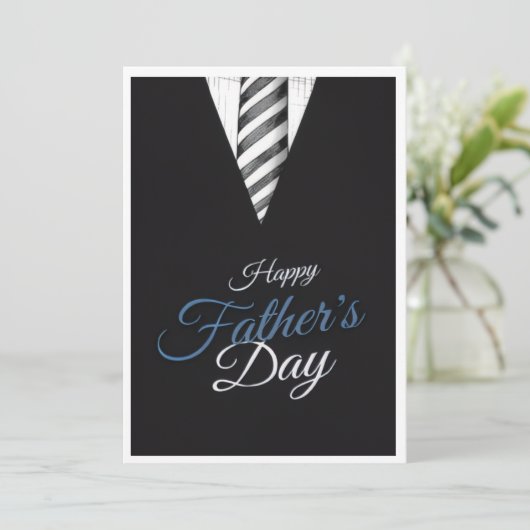 Prettig Vaderdag Wenskaart Feestdagenkaart (Staand voorkant)