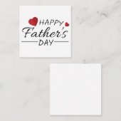 Prettig Vadersdag  Notitiekaartje (Voorkant / Achterkant)