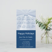 Prettig Vakantie 2014 Zakelijke Kalender Feestdagenkaart (Staand voorkant)