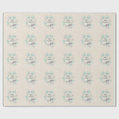 Prettig Vakantie Editable Tekst Winterloof Cadeaupapier (Vlak)