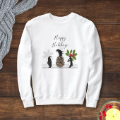 Prettig Vakantie Feestelijke Grappige Kerst Pinguï Trui