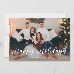 Prettig Vakantie Feestelijke Script Foto - Witte A