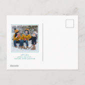 Prettig vakantie floral | Foto vakantiekaart Feestdagenkaart (Achterkant)