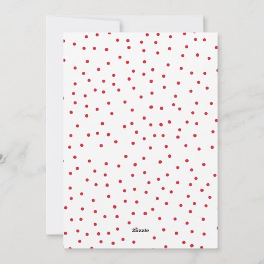 Prettig Vakantie Foto Groen Loof Rode Bessen Feestdagenkaart (Achterkant)