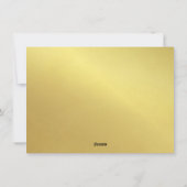 Prettig Vakantie Gold Script Lettering Foto Kaart (Achterkant)