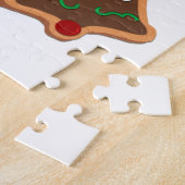 Prettig Vakantie Kerst Koek Bellen Legpuzzel (Zijkant)