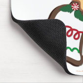 Prettig Vakantie Kerst Koek Bellen Muismat (Hoek)