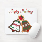 Prettig Vakantie Kerst Koek Bellen Muismat (Met muis)