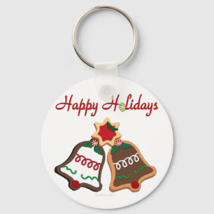 Prettig Vakantie Kerst Koek Bellen Sleutelhanger