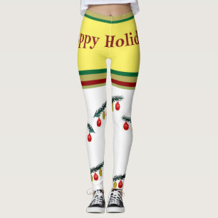 Prettig Vakantie Kerst Legging