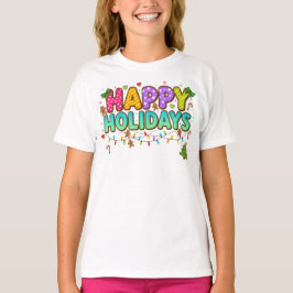 "Prettig Vakantie Koekje Lichten T-shirt" T-shirt