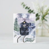 Prettig vakantie Northern Express Feestdagenkaart (Staand voorkant)