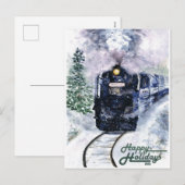 Prettig vakantie Northern Express Feestdagenkaart (Voorkant / Achterkant)