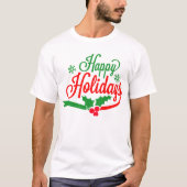 Prettig Vakantie" T-shirt (Voorkant)