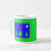Prettig Vakantie Wintertafereel Koffiemok (Voorkant links)