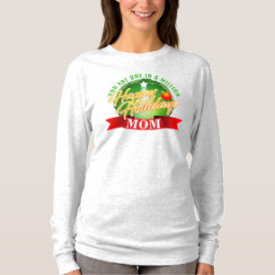 Prettig vakantieadres MOM Groene Tekst T-shirt