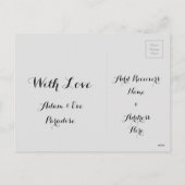 Prettig Vakantiebord Typografie Aangepaste Kaart (Achterkant)