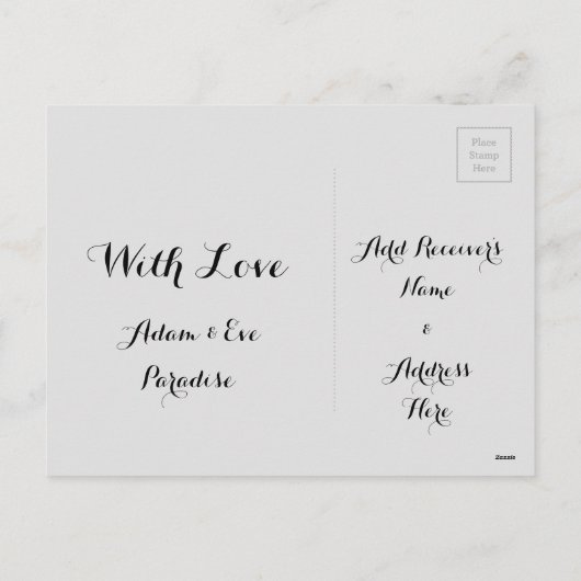 Prettig Vakantiebord Typografie Aangepaste Kaart (Achterkant)