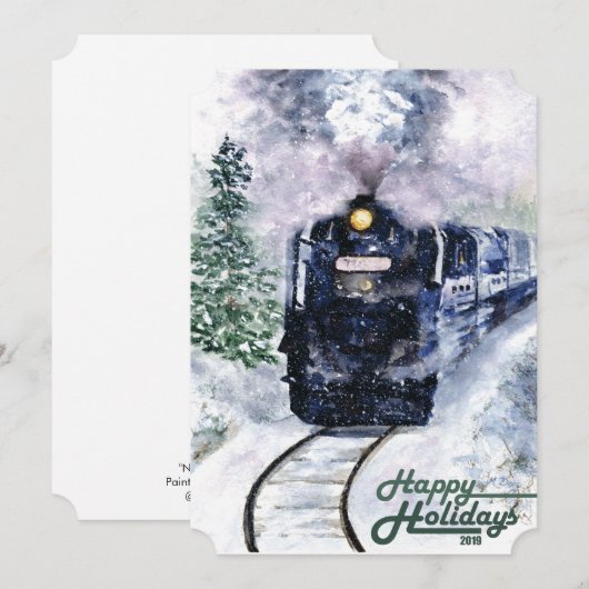 Prettig vakantiedag Northern Express Kaart (Voorkant / Achterkant)