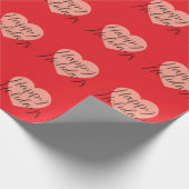 Prettig vakantiefeest Gelukkig kerstfeest Vakantie Cadeaupapier (Hoek)